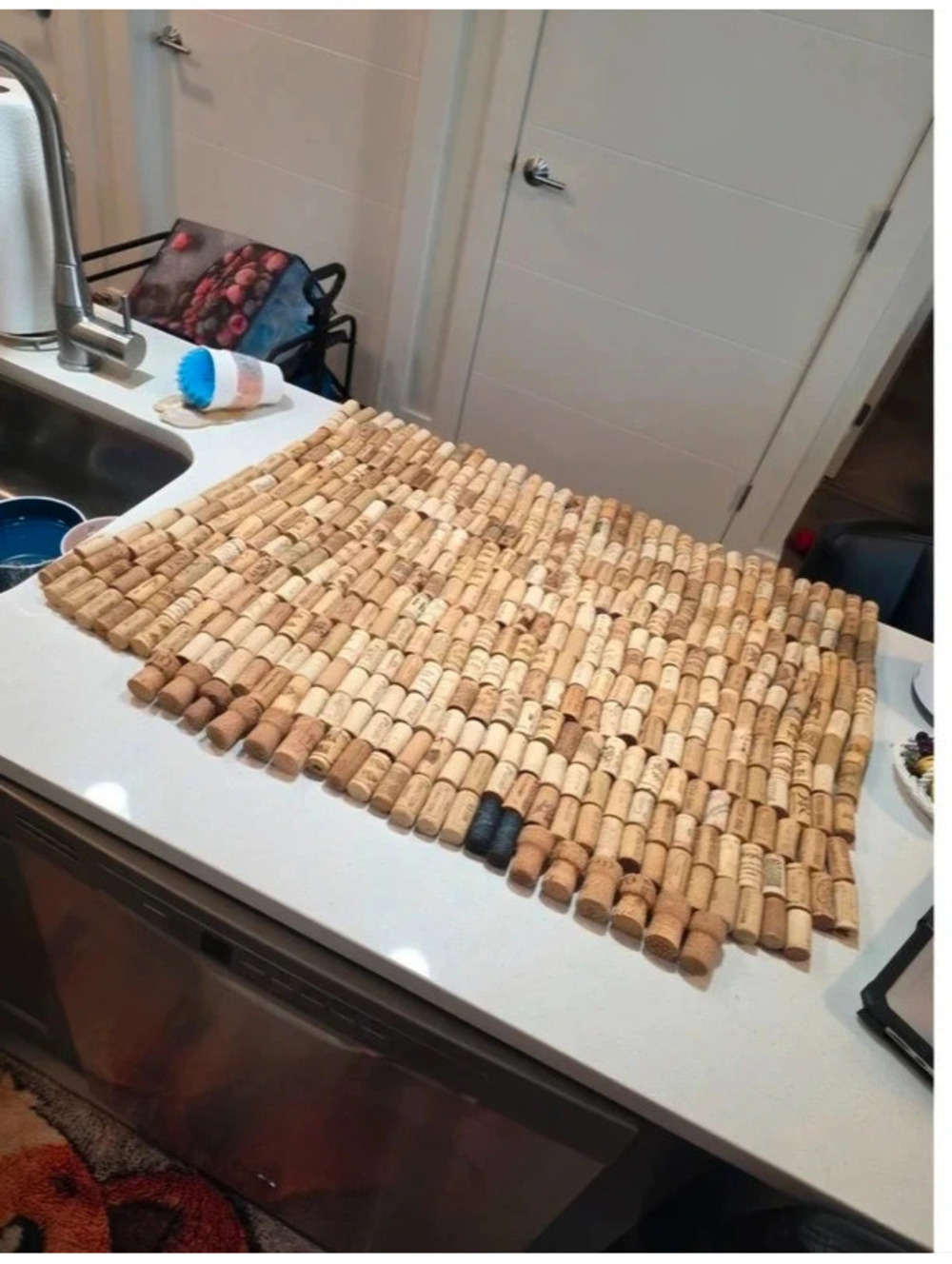 Handmade Wine Cork Placemat Table Decor